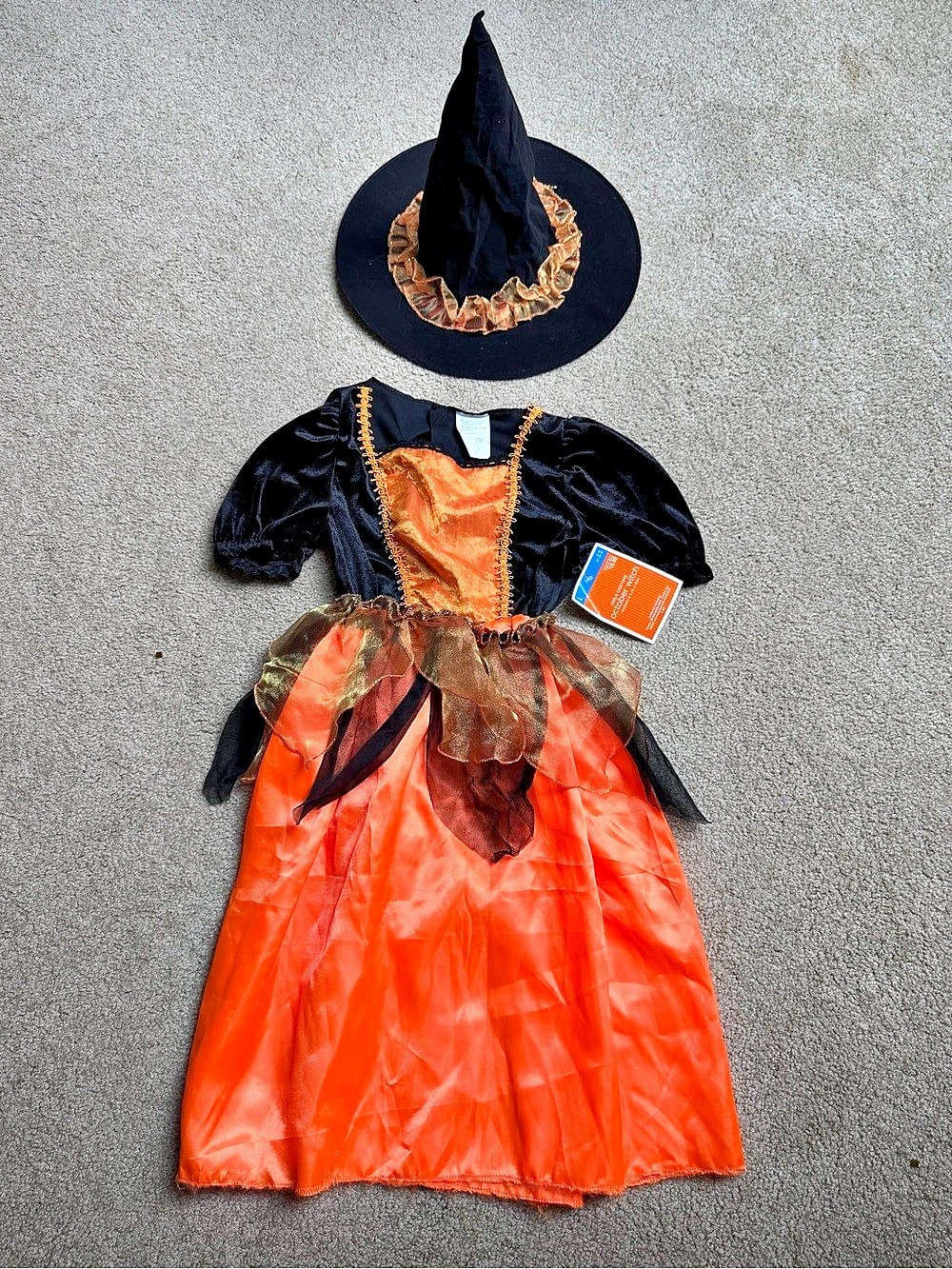NWT Girls Halloween Witch Costume Size Large